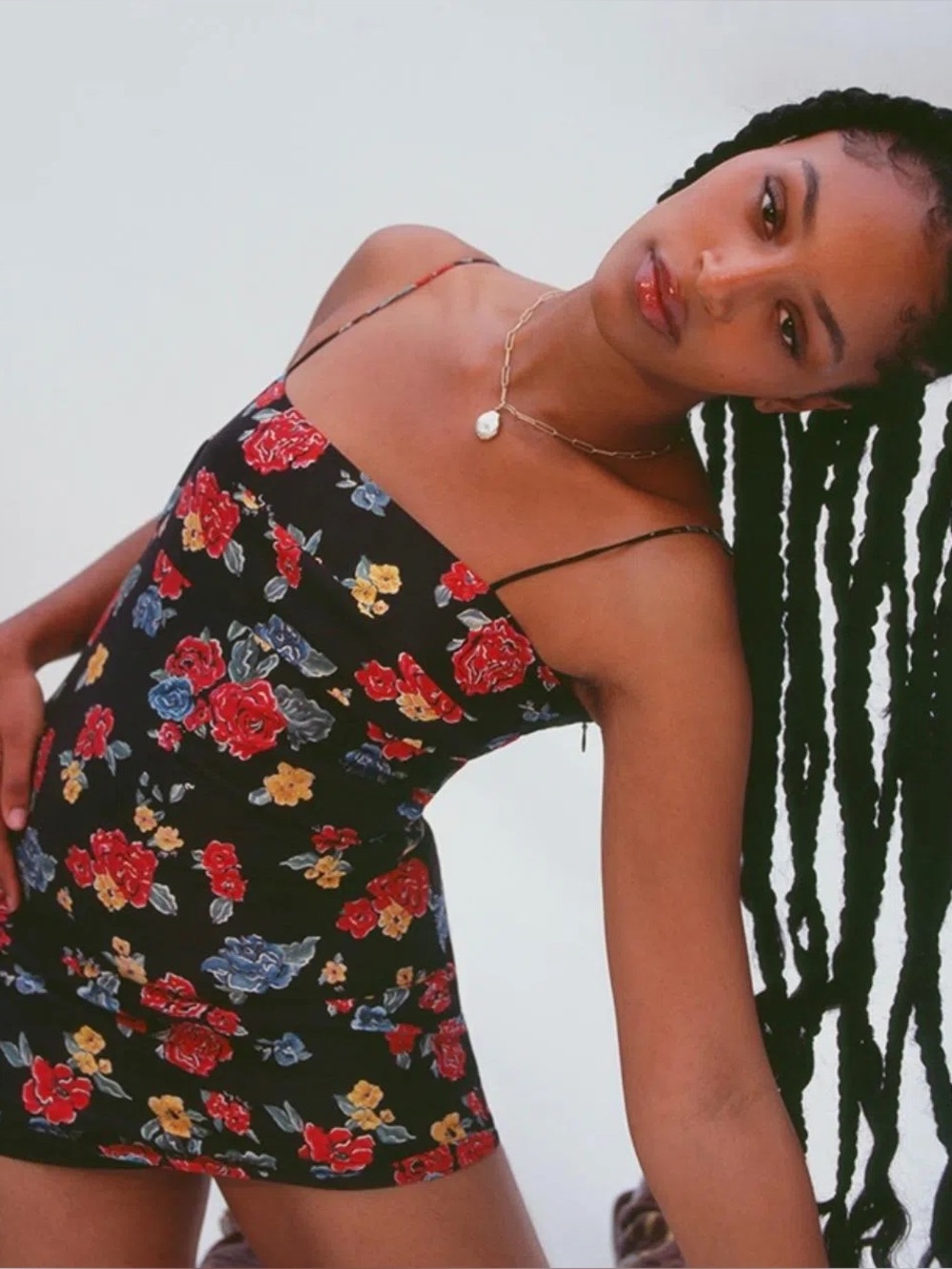 Realisation Par The Christy Mini Dress in 90s Floral